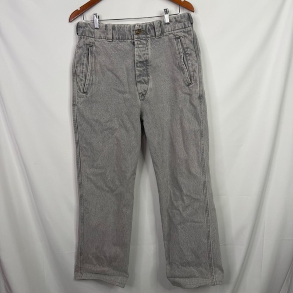 Closed Belfast Wide Leg Jeans in Light Grey Mens Size 30 x 28 - Picture 6 of 14